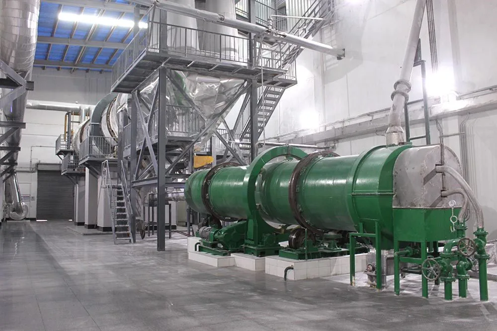 Production units and pipelines at partner plant