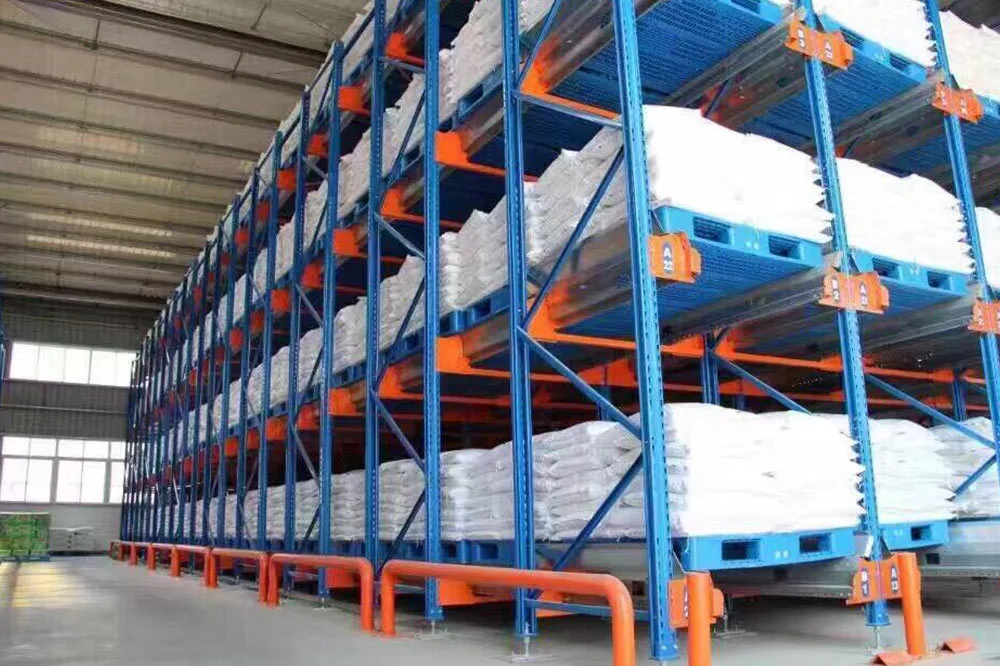 Tidy and organized chemical warehouse