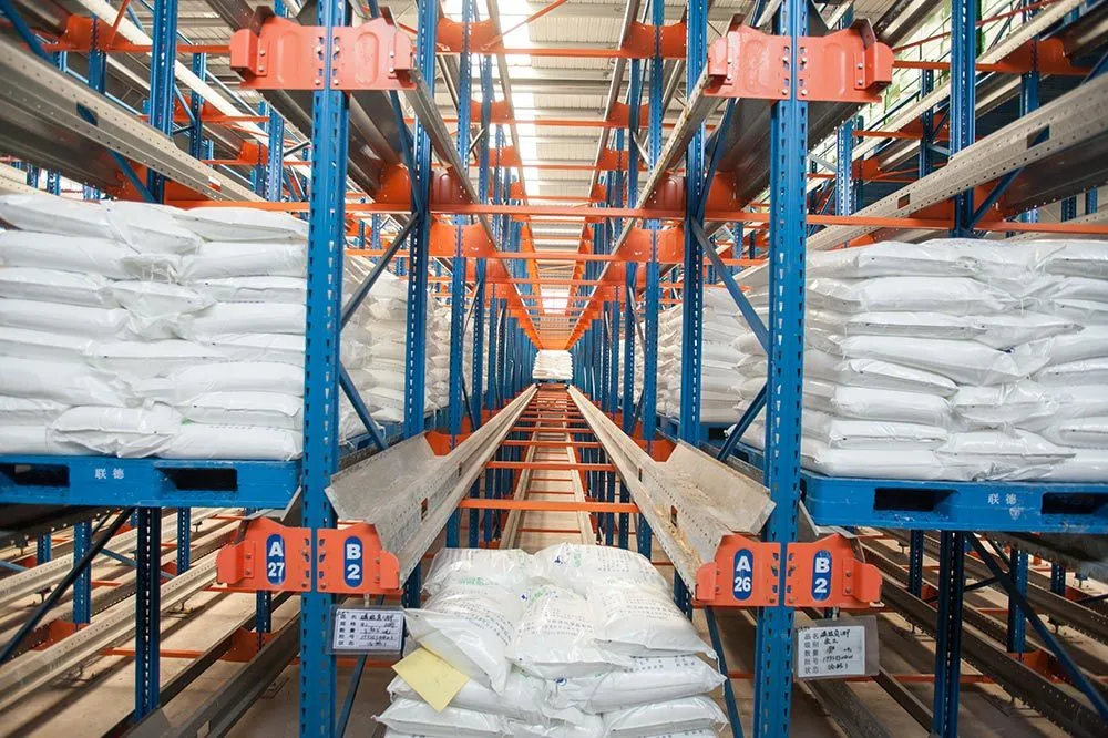 Central warehouse storage