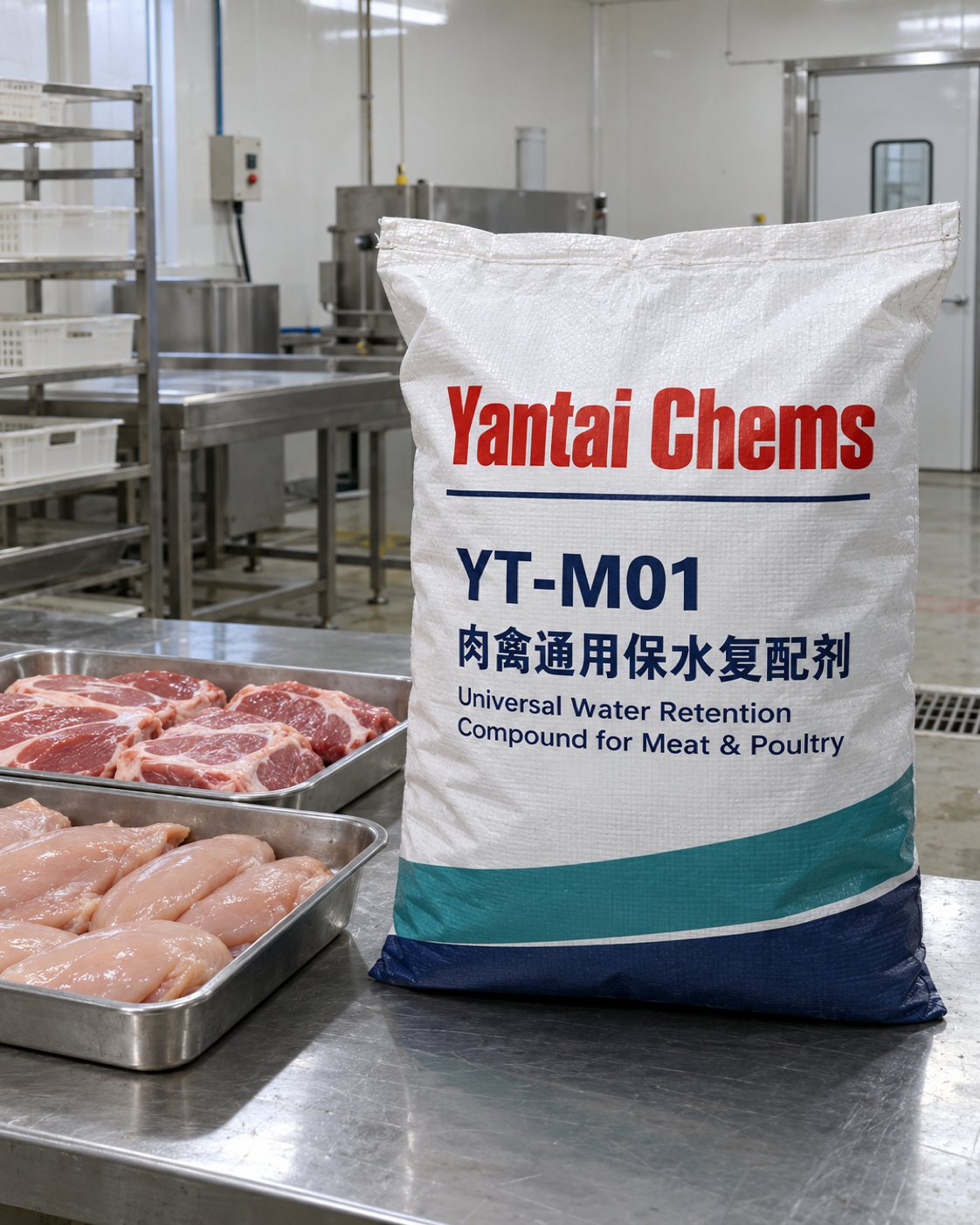 YT-M01 Universal Water Retention Compound for Meat & Poultry