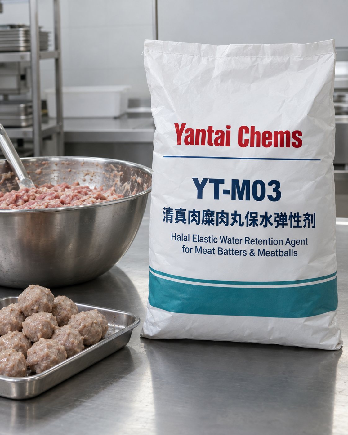 YT-M03 Halal Elastic Water Retention Agent for Meat Batters & Meatballs