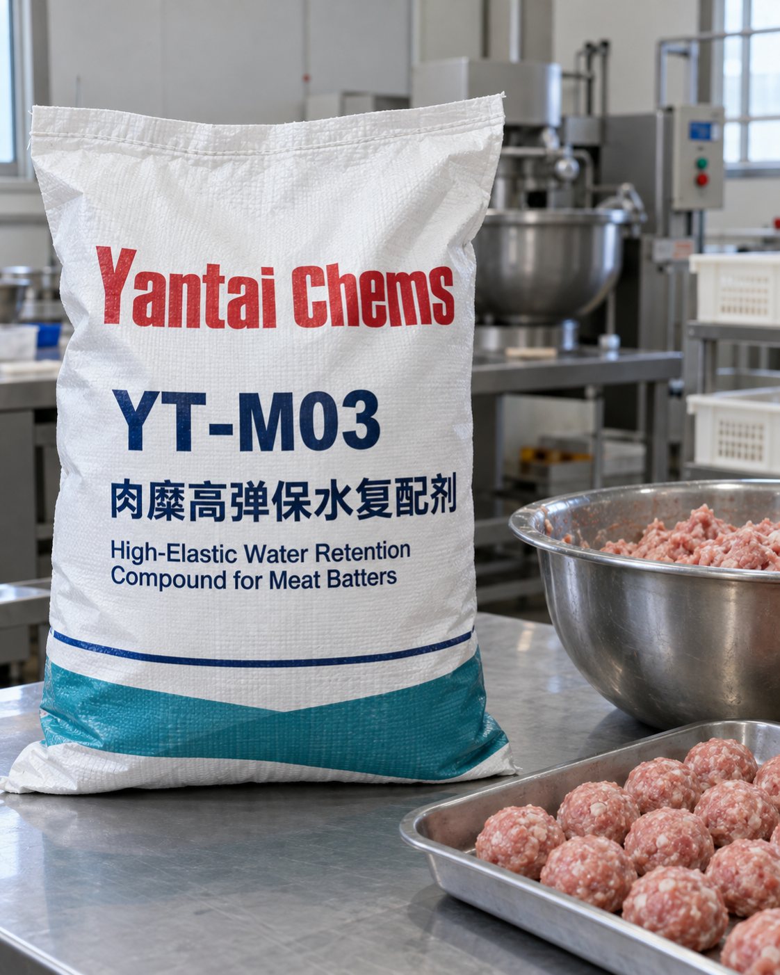 YT-M03 High-Elastic Water Retention Compound for Meat Batters