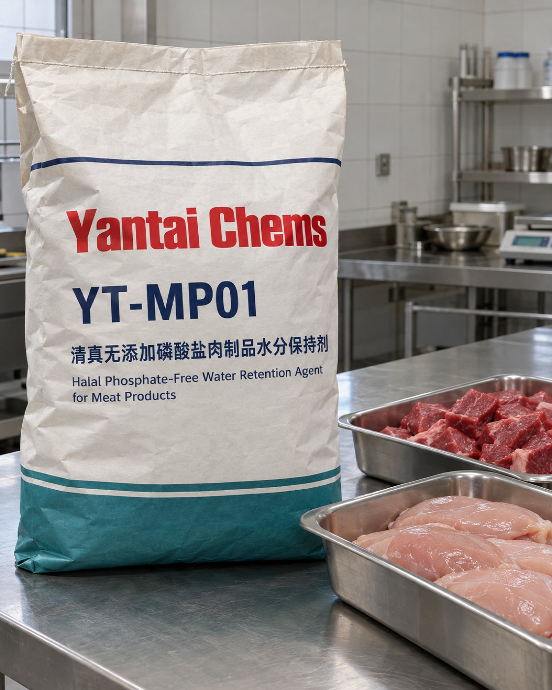 YT-MP01 Halal Phosphate-Free Water Retention Agent for Meat Products